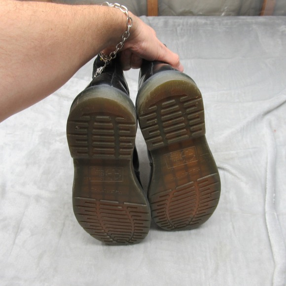 Dr Martens Unisex Boots W8 7M Black 2976 Chelsea Leather Ankle Pull On Casual - Picture 11 of 16